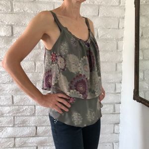 Lea and Honey 100% Silk Top